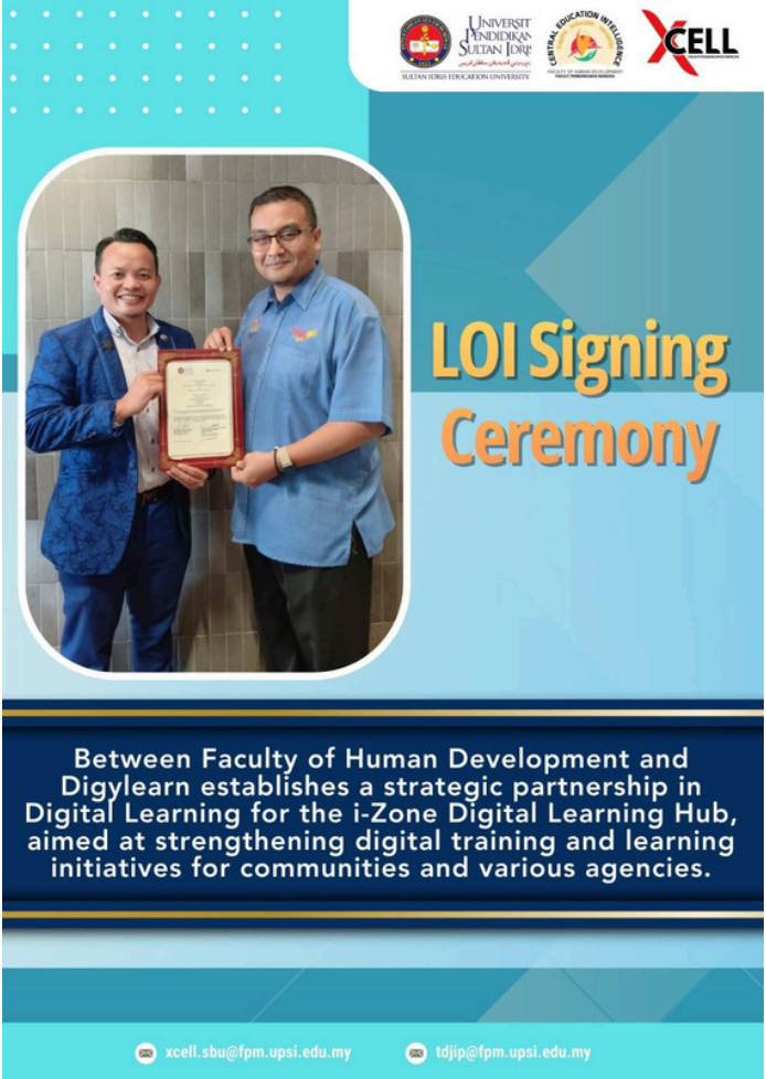 LOI Signing — Faculty of Human Development, UPSI