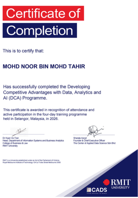 Data, Analytics & AI — RMIT University